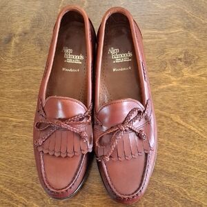 Allen Edmonds Brown Woodstock Loafers_1